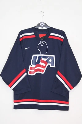 £39 • Buy Nike Team Usa 2000's Vintage Ice Hockey Jersey,retro,size:medium