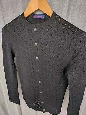 45RPM Forty Five RPM Studio By R 3 Ladies Wool Black Ladies Cardigan Sweater • $158.39