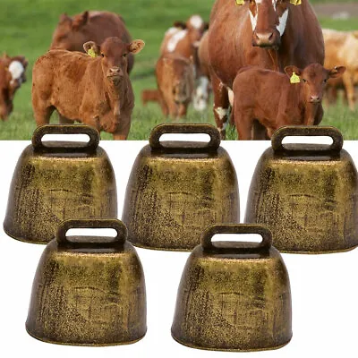 $15.49 • Buy Cow Horse Sheep Grazing Copper Bells Cattle Farm Animal Copper Loud Brass Bell