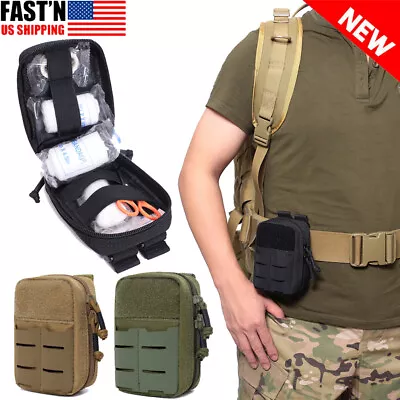 Tactical Utility Small Pouch MOLLE Rip-Away EMT Medical First Aid Bag IFAK Bag • $9.89