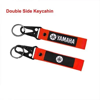 For YAMAHA Bike Keychain Metal Backpack Key Ring Hook Strap Lanyard Nylon • $9.99