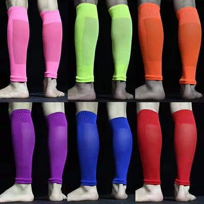 Sport Socks Anti Slip Grip Soccer Men Football Basketball Long Socks Leg Sleeve • $5.03