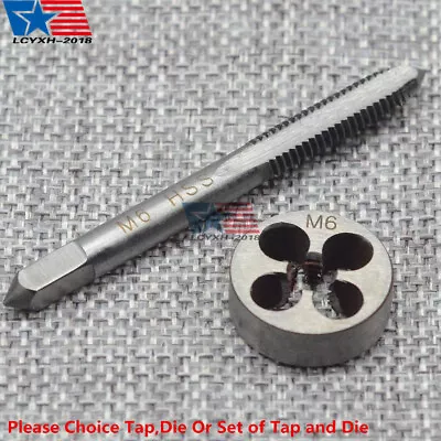 NEW M6X1mm UNEF HSS Thread Tap Die Tap & Die Set Right Hand USA • $7.19