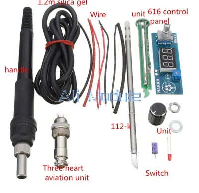 £16.20 • Buy STC Digital Soldering Iron Station T12 Temperature Controller Handle Kits