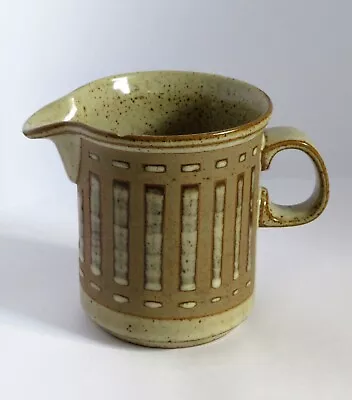 £9.99 • Buy Grayshott Pottery Stoneware Jug Stripe Grey Brown Retro England  1970s Vintage