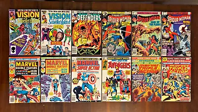 MARVEL Bronze Age Comics LOT Avengers Defenders Spider-Woman Iron Man • $12