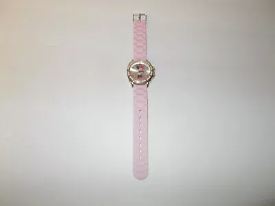 Woman's 8 Inch Disney Minnie Mouse Pink Band Watch Silicone Band New Battery • $14.95