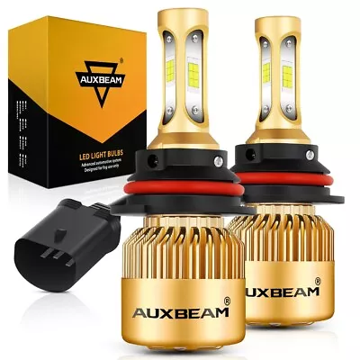 AUXBEAM 9007 LED Headlight Bulbs Hi Lo Beam For Dodge Ram 1500 2500 3500 02-2005 • $39.99
