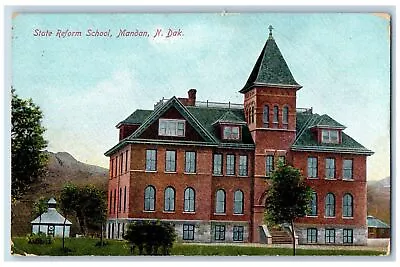 Mandan North Dakota ND Postcard State Reform School Building Scene 1908 Antique • $19.47