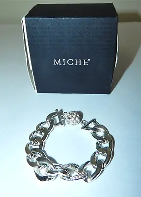 MICHE NEW!! Silver Tone Chain Link Bracelet W/ Rhinestones • $6