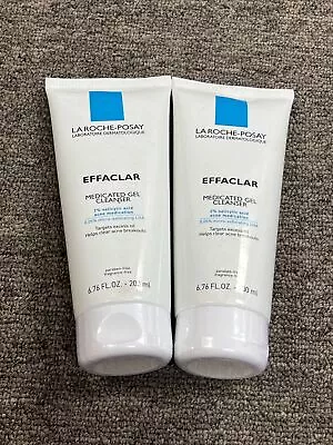 La Roche-Posay EFFACLAR Medicated Gel Cleanser 6.76 Fl Oz EXP 03/2026 (2-pack) • $24.95