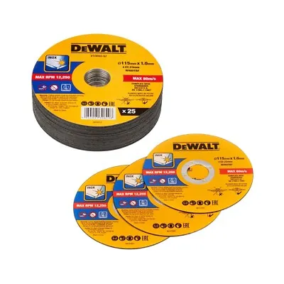 Dewalt Cutting Disc Steel Super Thin Cutter Slitting 4.5 Inch 5 Inch 115mm 125mm • £9.95