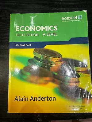 A Level Economics For Edexcel By Alain Anderton (Paperback 2008) • £1.99