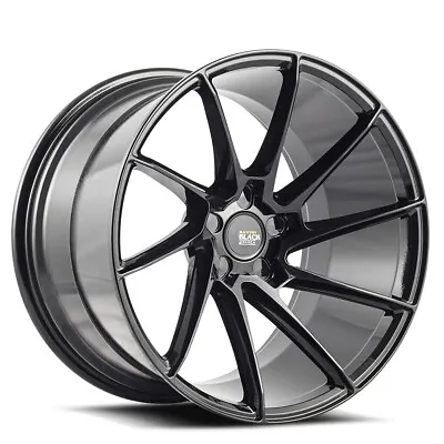 20  Savini Bm15 Black Concave Wheels Rims Fits Benz Sl500 Sl550 Sl55 Sl63 • $1888