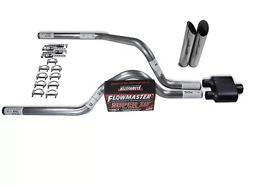 Dodge Dakota 97-05 2.5  Dual Truck Exhaust Kits Flowmaster Super 10 Slash Tips • $289.99