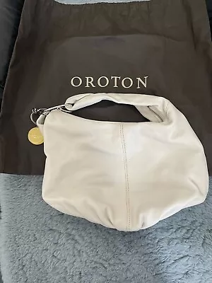 Oroton Handbag Antique White • $120