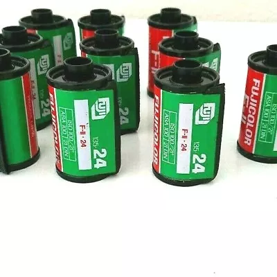 $30 • Buy Film Canisters EMPTY Fujicolor F-Ⅱ 35mm  Rare 10 Roll   LOT