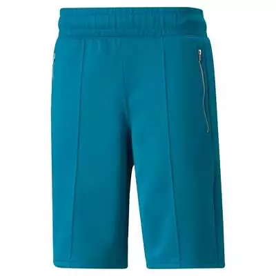 Puma Miami Liv Bermuda Shorts Mens Blue Casual Athletic Bottoms 531215-01 • $19.99