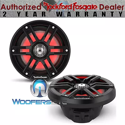 Rockford Fosgate M2-65b Black 6.5  Lights Marine 2-way Tweeters Boat Speakers • $399.99