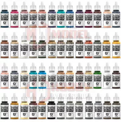 Vallejo Model Color Paints Acrylic War Colours 17ml Bottle 70.800 To 70.999 • £3.99