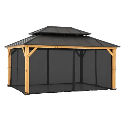 Sunjoy Replacement Mosquito Netting For 12×16 Ft. Wood-Framed Gazebos • $95