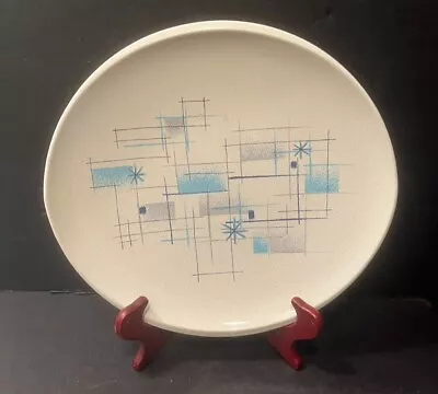 MCM FRANCISCAN Gladding McBean STARBURST Atomic Oasis 10 7/8  Dinner Plate • $22