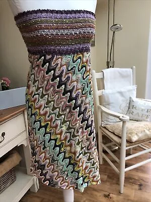 Missoni Mare Bandeau Dress / Skirt Size Small See Photos Gorgeous • $44.75