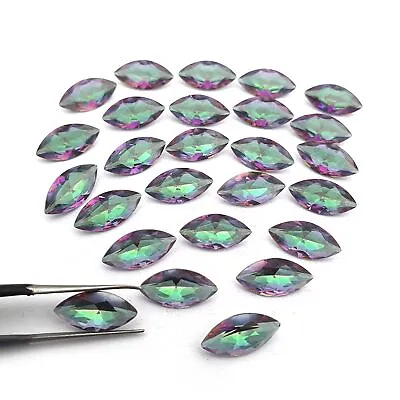 Mystic Quartz Marquise Cut Stone Loose Gemstone For Jewelry 51 Pcs 7-14 MM 102CT • $29.15