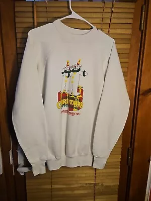 True Vintage 80s Velva Sheen Radio City Christmas Sweatshirt XL NYC New York • $40
