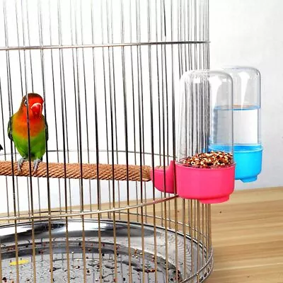 Pet Drinker Food Feeder Waterer Clip For  Cage Bird Parrot Cockatiel Budgie • £4.91