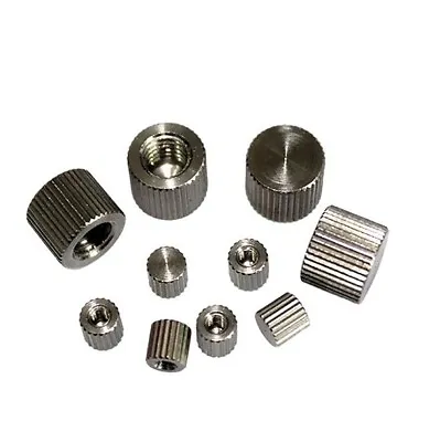 Stainless Steel - M2 To M10 Knurled Thumb Nuts Blind Hole Hand Grip Knob Nut • $3.55