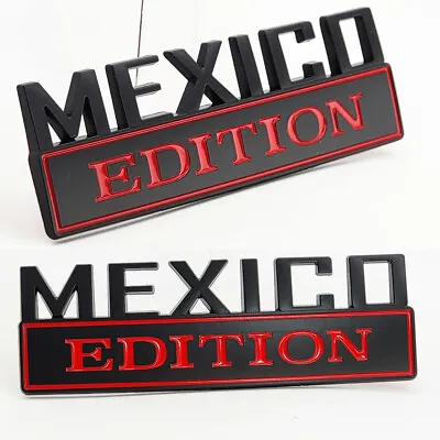 1pc MEXICO EDITION Black Emblem Badges Decal Car Truck SUV Boat Universal • $14.99