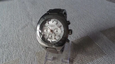 £19.99 • Buy Dkny Ny-1361 Heavy And Chunky Gents Watch In Good Condition Full Working Order