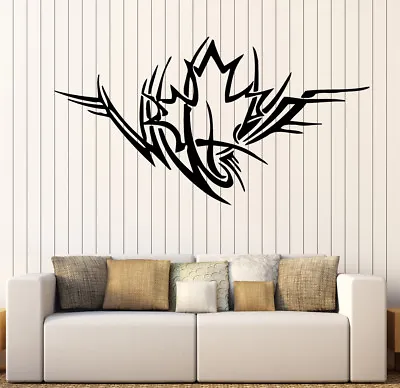 Large Vinyl Decal Ornament Maple Leaf Symbol Life Love Wall Sticker Decor (n937) • $29.99