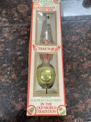 Vintage Christmas Tree Topper Multi Color Commodore Made In Romania • $24.99