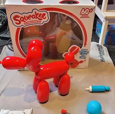 £10 • Buy Squeakee The Balloon Dog Interactive Electronic Pet With All Accessories