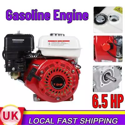 Gasoline Engine Marine Lawn Mowers Gas Engines Industrial Equip 4 Stroke 7.0HP • £109.49
