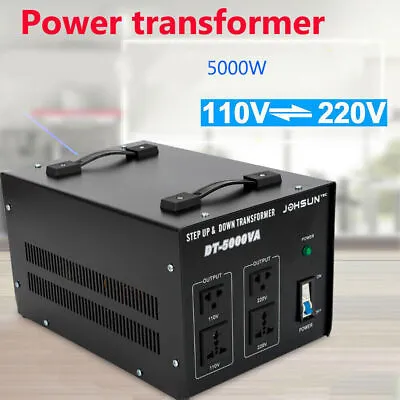 4000W/8000W Voltage Converter Transformer Step Up&Down 110V To/ From 220V NEW • $333