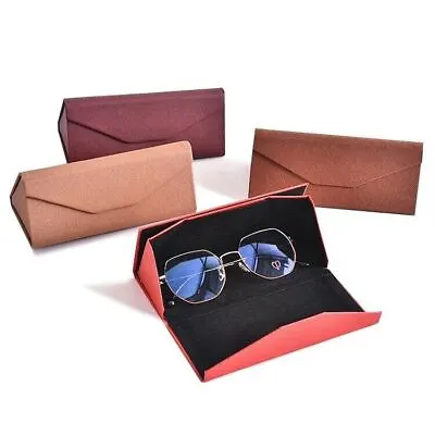 £3.99 • Buy Foldable Glasses Case Reading Spectacle Hard Sunglasses Portable Box  Protector