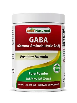 Best Naturals GABA (Gamma Aminobutyric Acid) Pure 1 Lb Powder • $16.99