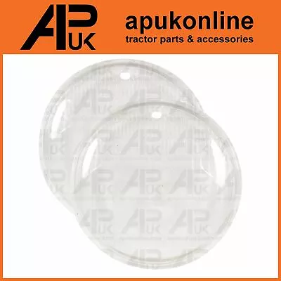 Pair Of Headlight Headlamp Lens For Massey Ferguson FE35 35 35X 65 675 Tractor • £13.99