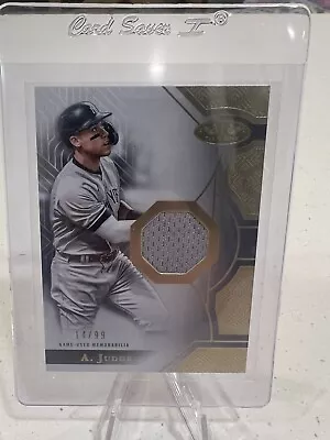 2023 TOPPS TIER ONE AARON JUDGE Topps Certified Relic Card-GAME WORN 14/99 • $34.99
