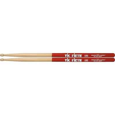 Vic Firth American Classic Vic Grip Hickory Drumsticks 5A Wood • $15.49