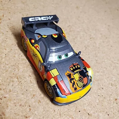$12 • Buy Miguel Camino WGP Spain Carbon Racers Silver Grey Pixar Diecast Die Cast Cars 2