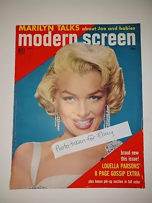 Modern Screen Sept 1954 Marilyn Monroe Richard Long Judy Garland Betty Grable • $69.99