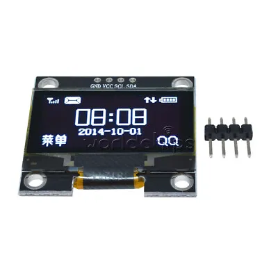 1.3  White OLED LCD 4PIN Display Module IIC I2C Interface 128x64 For Arduino • $2.77