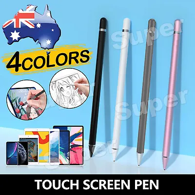 $5.85 • Buy Universal Capacitive Stylus Pen Touch Screen Drawing For IPad Android Tablet AU
