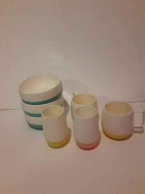 $32.99 • Buy Vacron  Wear Bowls Cups Tumblers Mixed Lot  Of 8