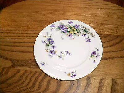 Meito China Adele Violets Porcelain Bread And Butter Plate • $6.95