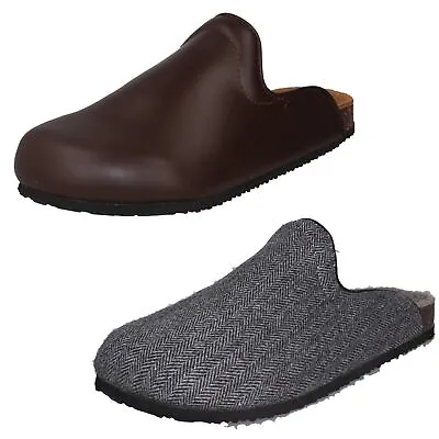 Mens Clarks Slip On Mule Slippers *Fireside Snug* • £25